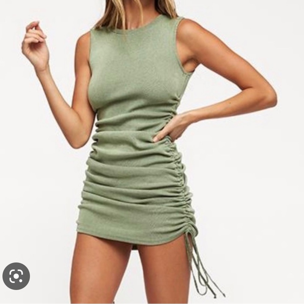 Green Mini dress